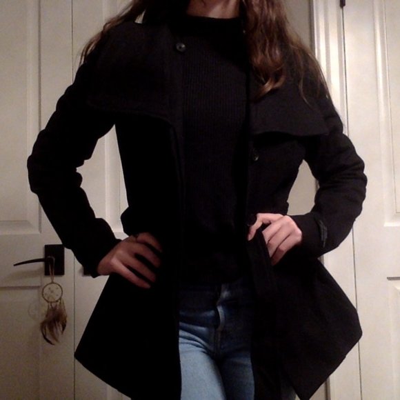 Babaton Wool and Cashmere Blend Peacoat - Picture 3 of 4